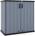 Tangkula 23.5 Cu.ft Outdoor Storage Shed with Lockable Door by TANGKULA