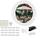 Micro Spray Misting Drip Kit Outdoor Misters Cooling System Misting System Garden Irrigation Misting Sprinkler System for Outside Garden Greenhouse Umbrella (Size : 6M(19.6ft)-6 nozzles) by Unknown