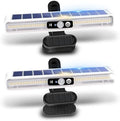 Clip On Solar Lights Outdoor with PIR Motion Sensor (White ,2 Pack ,3000K) by SunlightEncounter