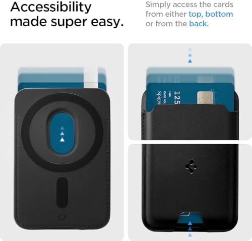Spigen for MagSafe Wallet, Holds 3 Cards, Strong Magnet, Valentinus MagFit - Image 7