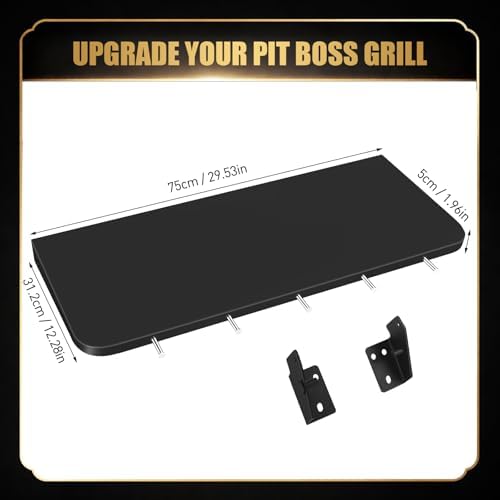 QuliMetal Foldable Front Shelf for Pit Boss Austin XL 1000/Savannah 1500 - Image 2