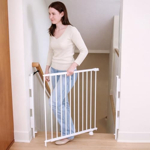 Regalo Safety 35" Extra Tall Baby Gate for Top of Stairs & Dooways - Image 5