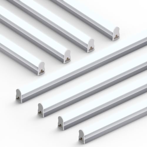 Ensenior 4FT LED Shop Lights, T5 6500K Super Bright Garage Lighting, 8 Pack by Ensenior
