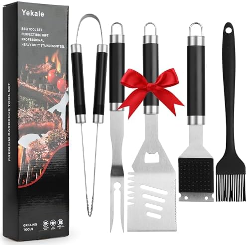 Grill Set, Grill Tools for Outdoor Grill Utensils Set BBQ Accessories by Yekale