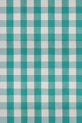 SEEKSEE Buffalo Plaid Rug 4' x 6' Light Blue and White Large Front Door Mat, Layering Area Rug, Spring Summer Rug for Outdoor Patio Entryway Indoor Living Room Kitchen Dining Room Decor - Image 7