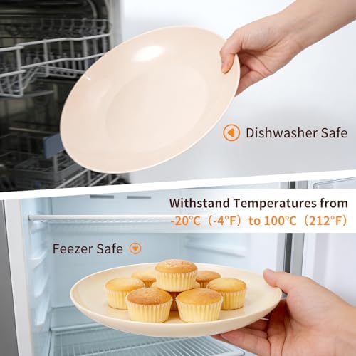 Camping Dishes Picnic Set, 31 Pcs Plastic Dinnerware Dishes Sets for 4 - Image 6