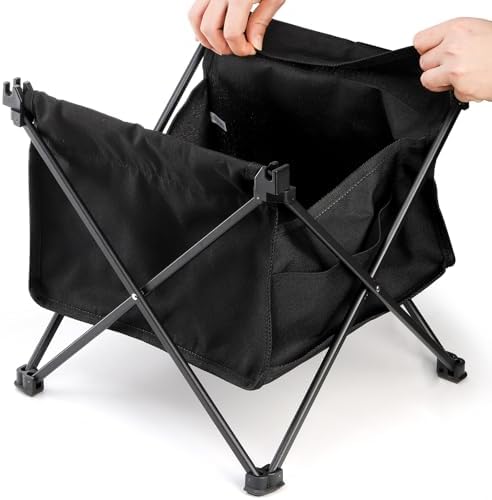 SOUJOY Folding Camping Table with Storage Bag, Small Beach Side Table, Portable Collapsible Aluminum Picnic Tent Side Table for Outdoor Cooking, BBQ, Hiking, Boat, Travel - Image 4