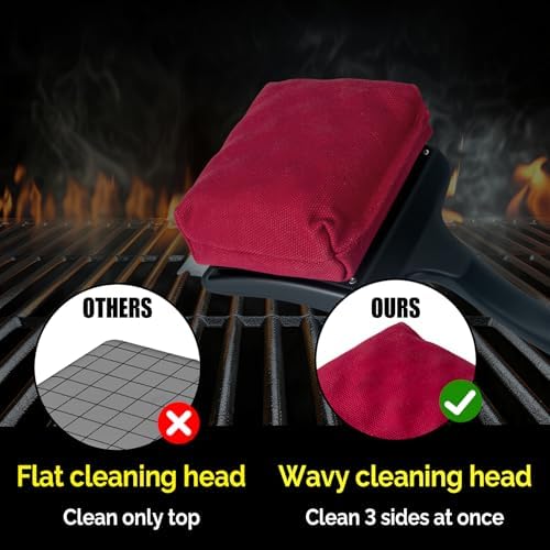 19" Grill Brush Bristle Free,Safe Grill Cleaning Brush, Grill Tools - Image 4