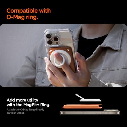 Spigen for MagSafe Wallet, Holds 3 Cards, Strong Magnet, Valentinus MagFit+ - Image 4