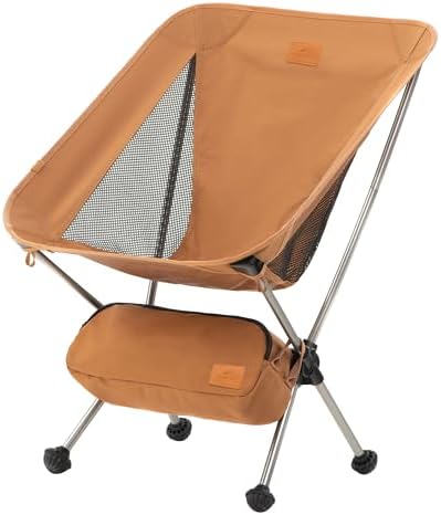 Naturehike YL08 Ultralight Camping Chair — Only 2.12 LBS, Anti-Sinking Feet by Naturehike