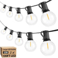 Bosceos 100ft Outdoor G50 LED Globe String Lights Waterproof with 52 Bulbs by BestChoiceforYourLife