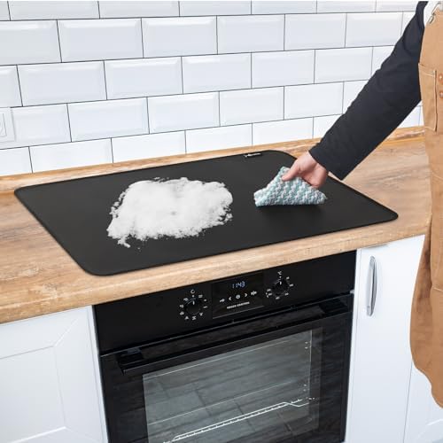 FLASLD StoveTop Cover, Heat Resistant Stove Top Covers for Electric Stove Protector, Fireproof & Waterproof Heat Resistant Grill Table Mat, Under Blackstone Griddle BBQ Mat (21×29.5 inch) - Image 5