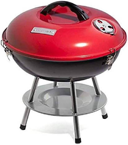 Cuisinart Charcoal Grill, Portable Tabletop Design, Locking Lid, 14" by Cuisinart
