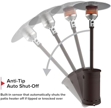 Nexgrill Sundara 92" Propane Patio Heater with 48,000 BTUs & Control Knob - Image 5