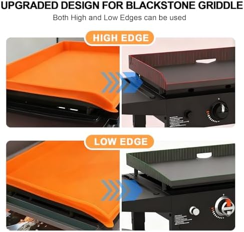 Full-Edge 36" 2-Piece Silicone Griddle Protection Kit - Image 5