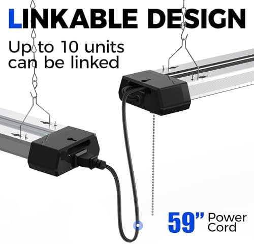 Barrina BS42a LED Shop Lights 4FT for Workshop, 42W 4800LM 5000K, 2 Packs - Image 5