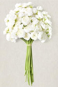 Fake Flowers Faux Flower Artificial Ranunculus Flowers White Peonies by Waipfaru
