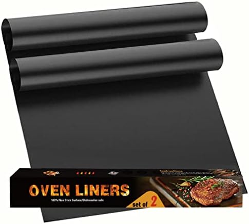 Oven Mat Liners for Bottom of Oven, 17"x25", 2PACK by HERZLG+LIFE