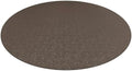 Rhino Hide Embossed Grill Guard Mat - Heat Resistant Outdoor Grill Floor Mat for Patio, Deck & Garage Surface Protection - Round, Brown (36" x 36") by RancoIndustriesInc