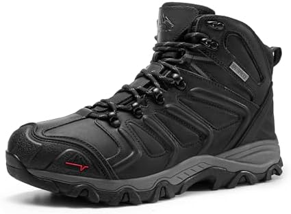NORTIV 8 Men's Ankle High Waterproof Hiking Boots by NORTIV8