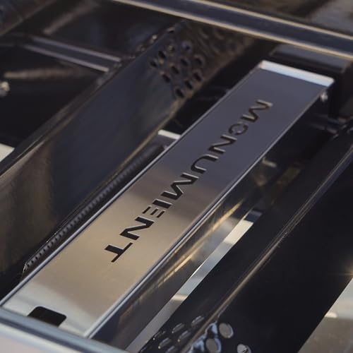Monument Grills Outdoor Barbecue Stainless Steel 3 Burner Propane Gas Grill, 48,000 BTU Patio Garden Grill with Side Burner and Knob Controls, Mesa305 with Smoker Box - Image 5