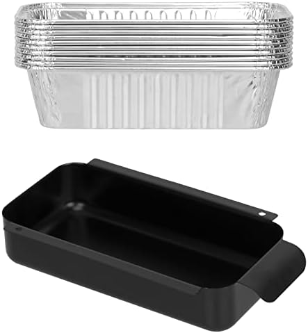 BBQ Future Grill Grease Pan for Charbroil Gas Grill Accessories 9328812P06 G416-0015-W1, Grease Cup Catcher with 10-Pack Aluminum Disposable Oil Drip Pan Replacement Parts - Image 6
