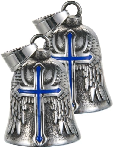 Motorcycle Bell Guardian Angel Gremlin Lucky Charm Gift For Riders by CTZSRGuardianAngelGoodLuckBells