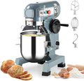Towallmark Commercial Food Mixer 30Qt with Timing Function, 1250W 3 Speeds Adjustable, Stainless Steel Bowl Stand Mixer With Safety Guard, Premium for Schools Bakeries Restaurants Pizzerias by Towallmark
