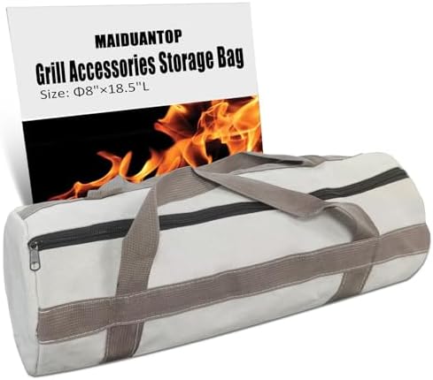 Grill Tool Storage Bag, Grill Accessories Storage, Grill Utensil Storage for Outdoor Camping Barbecue. Can Hold BBQ Tools up to 18", ‌‌Gifts for Men and Dad. by MAIDUANTOP
