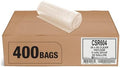Aluf Plastics 55-60 Gallon 2 MIL (eq) Clear Heavy Duty Garbage Bags - 38" x 58" - Pack of 400 - for Industrial, Recycling, Storage, & Outdoor by AlufPlastics