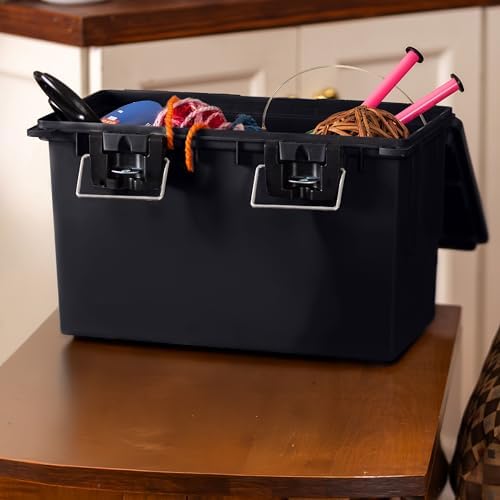 Sheffield XL Ammo Box Made in USA, Stackable Lockable Ammo Storage Box - Image 2