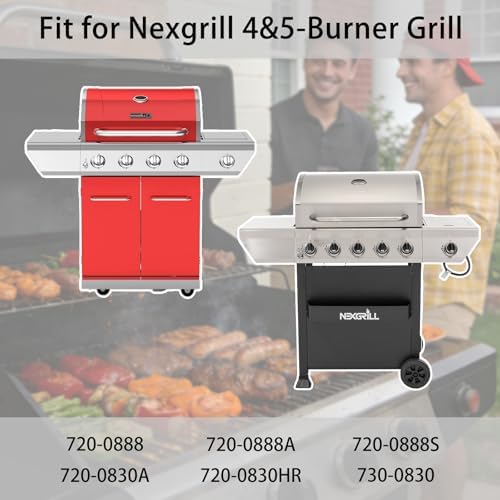 Hisencn 17 Inches Grill Grate and Griddle for Nexgrill Replacement Parts - Image 3