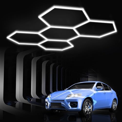 Hexagon Garage Lights: Hexagon led Gym Lights 26520LM DIY LED Shop Light by BrightEnoughtoAttractCustomersAttention
