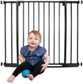 Toddleroo StepSafe Auto-Close Baby Gate; 29-38" Wide, 30" Tall, Black by ToddleroobyNorthStates