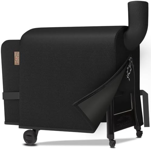 Pellet Grill Cover for Traeger Pro 34/780 Series,1000D Heavy Duty Material by KINGLY