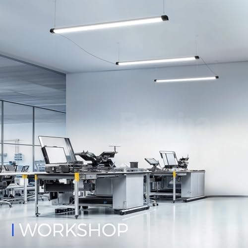 Barrina BS84 LED Shop Lights 4FT for Workshop, 84W 10000LM 6500K, 6 Packs - Image 4