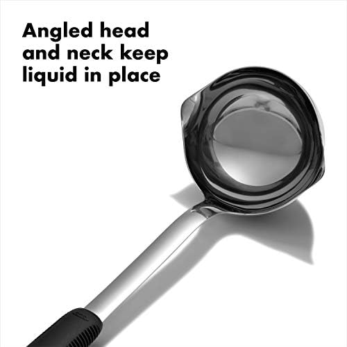 OXO Good Grips Stainless Steel Soup Ladle with Pour Spout - Image 4