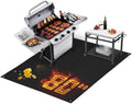 TOHONFOO Large Grill Mats for Outdoor Grill Deck Protector 80 x 48 x 0.04in by TOHONFOO