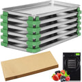 Freeze Dryer Trays, Large Metal Trays(6 Pcs) by Unknown