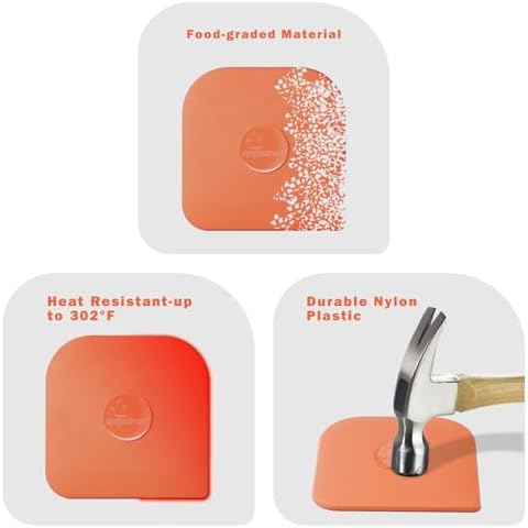 Pan Scraper, 10Pcs Pot & Dish Scraper Plastic, Sturdy Scraper Kitchen Tool - Image 5