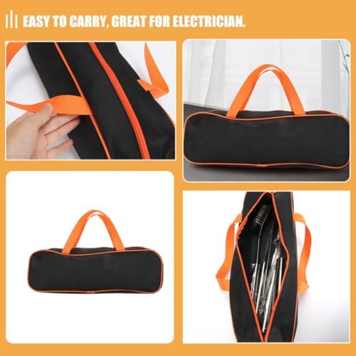 Outdoor Barbecue Tools Bag Camping Organizer with Zipper, Oxford Cloth - Image 4