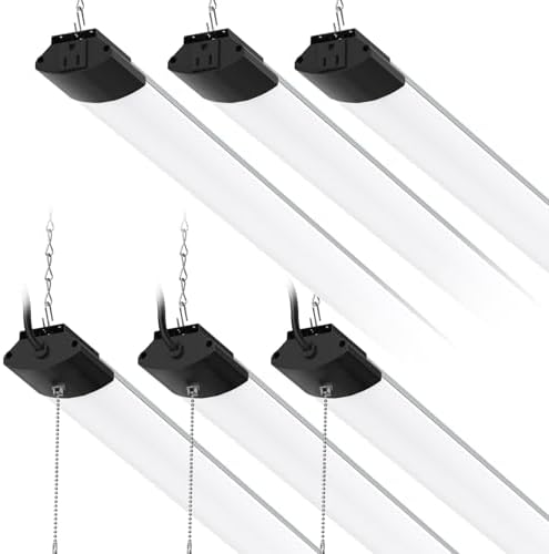 Barrina BS168 LED Shop Lights 8FT for Workshop, 168W 16800LM 5000K, 6 Packs by Barrina