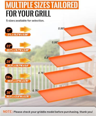 28 Inch Silicone Griddle Mat for Blackstone, Heavy-Duty Cover - Image 6