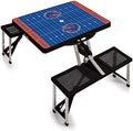 PICNIC TIME NCAA North Carolina Tar Heels Folding Picnic Table - Camping Table - Outdoor Table with Umbrella Hole by PicnicTimeFamilyofBrands
