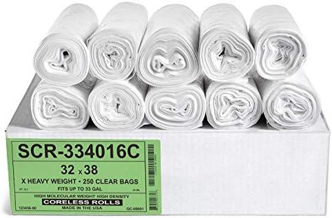 Aluf Plastics Trash Bags, Commercial 250 Pack by AlufPlastics