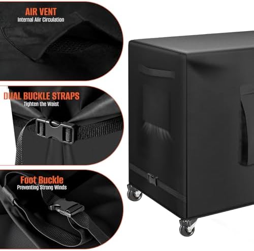 Outdoor Patio Dining Cart Cover, Heavy Duty Waterproof 600D for prep tables - Image 5