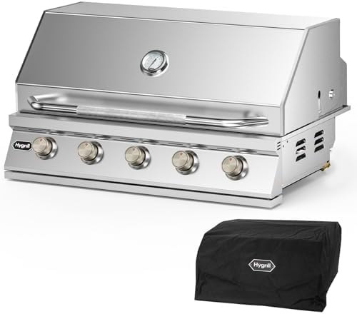 Hygrill STD Series 40-Inch Built In Grill, Stainless Steel 5-Burner Grill by Stanbroil
