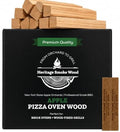 Apple Pizza Oven Wood, 6" Kiln-Dried Apple Hardwood by HeritageSmokeWood