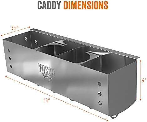 Yukon Glory BBQ Caddy Organizer, Griddle Caddy for Char-Broil 4-Burner - Image 3