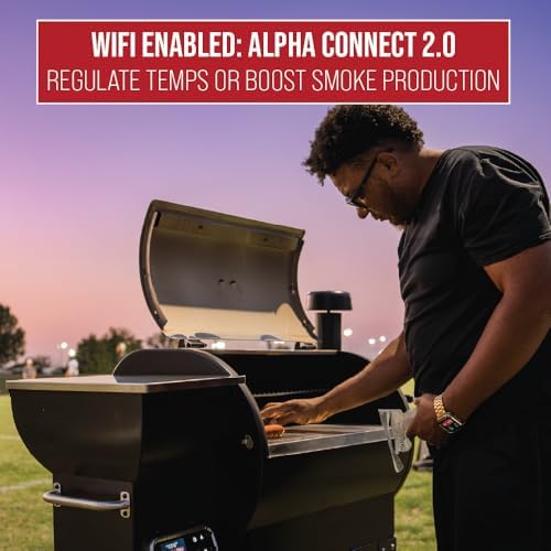 GRILLA Silverbac 2.0 Wood Pellet Grill with Wifi Controller, 692 sq in. Cooking Space, 33LB Hopper, Stainless Steel, For Grilling, Smoking, and Outdoor Cooking - Image 5